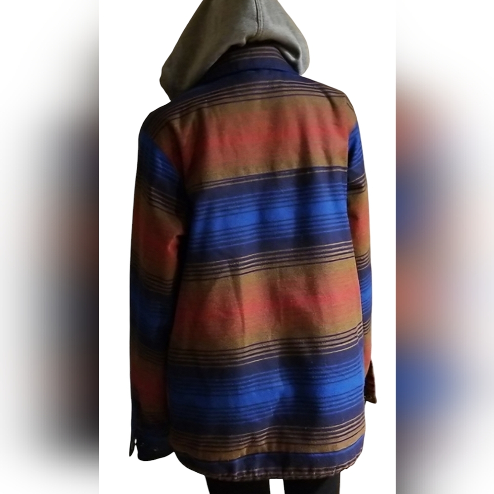 Burton Dryride Men's Unisex Ski Winter Jacket / Sz S / Multicolour Orange, blue - Picture 3 of 17